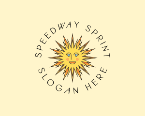 Happy Sun Rays Logo