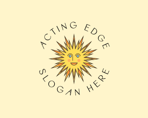 Happy Sun Shine logo design