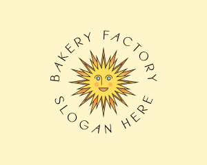 Happy Sun Shine logo design