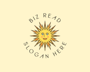 Happy Sun Shine logo design