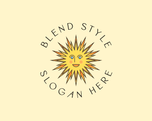 Happy Sun Shine logo design