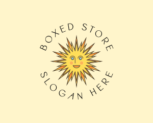 Happy Sun Shine logo design