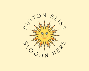 Happy Sun Shine logo design