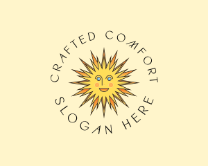 Happy Sun Shine logo design