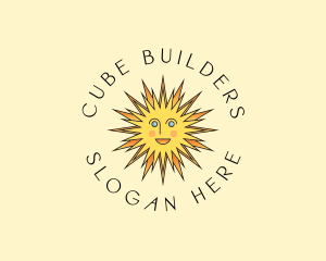 Happy Sun Shine logo design