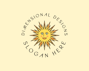 Happy Sun Shine logo design