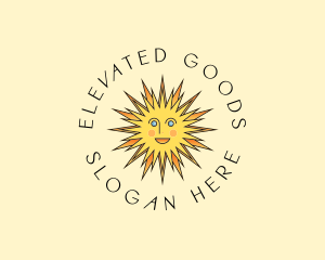 Happy Sun Shine logo design