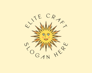 Happy Sun Shine logo design