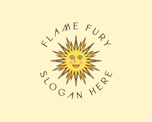 Happy Sun Shine logo design