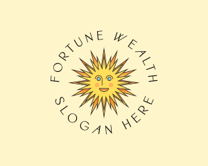 Happy Sun Shine logo design