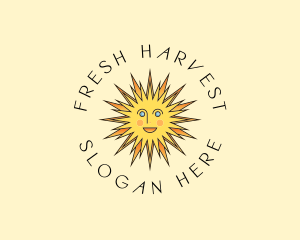 Happy Sun Shine logo design