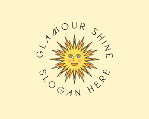 Happy Sun Shine logo design