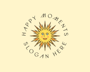 Happy Sun Shine logo design