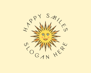 Happy Sun Shine logo design