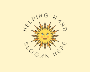 Happy Sun Shine logo design