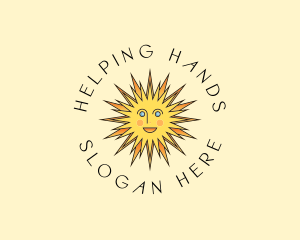 Happy Sun Shine logo design