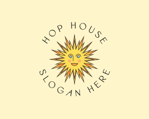 Happy Sun Shine logo design