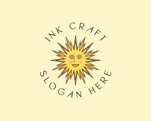 Happy Sun Shine logo design