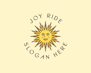 Happy Sun Shine logo design