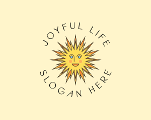 Happy Sun Shine logo design