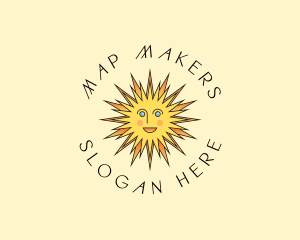 Happy Sun Shine logo design