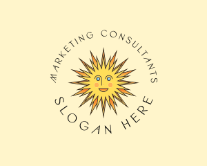 Happy Sun Shine logo design