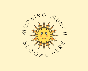 Happy Sun Shine logo design