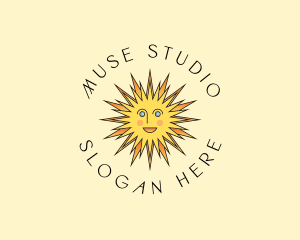 Happy Sun Shine logo design