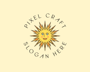 Happy Sun Shine logo design