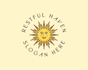 Happy Sun Shine logo design