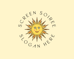 Happy Sun Shine logo design