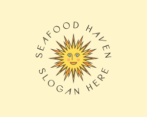 Happy Sun Shine logo design