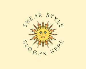 Happy Sun Shine logo design