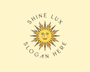 Happy Sun Shine logo design