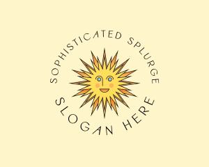 Happy Sun Shine logo design