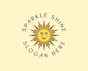 Happy Sun Shine logo design