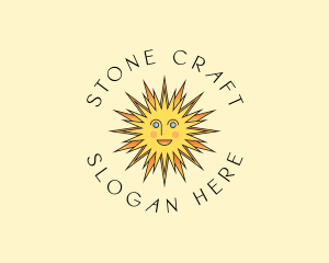 Happy Sun Shine logo design