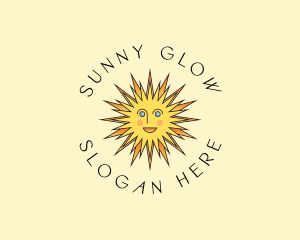 Happy Sun Shine logo design