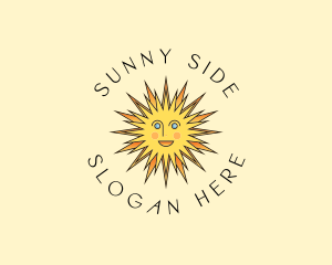 Happy Sun Shine logo design