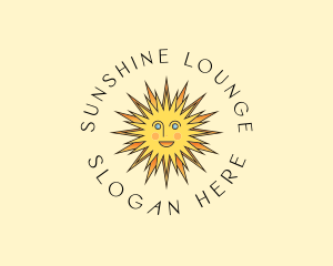 Happy Sun Shine logo design