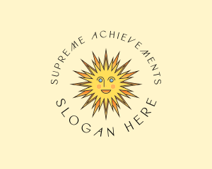 Happy Sun Shine logo design