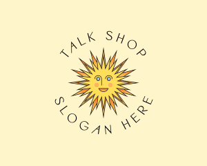 Happy Sun Shine logo design