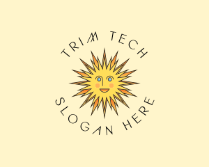 Happy Sun Shine logo design