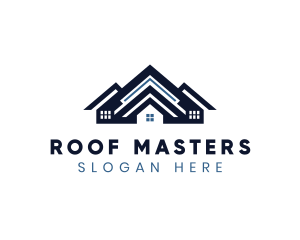 Roof Contractor Roofing logo design