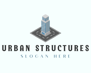 Urban Highrise Building logo design