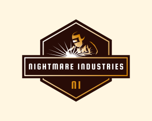 Industrial Welder Fabrication logo design