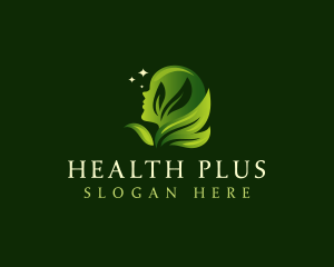Mental Health Leaf Wellness logo design