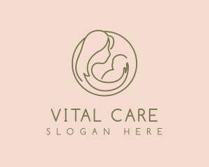 Minimalist Mother Care Logo