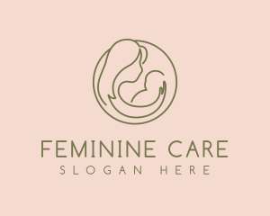 Minimalist Mother Care logo design