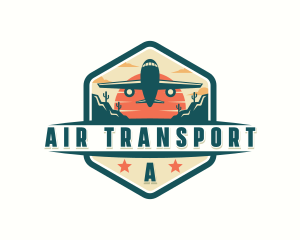 Airplane Travel Tour Vacation logo design